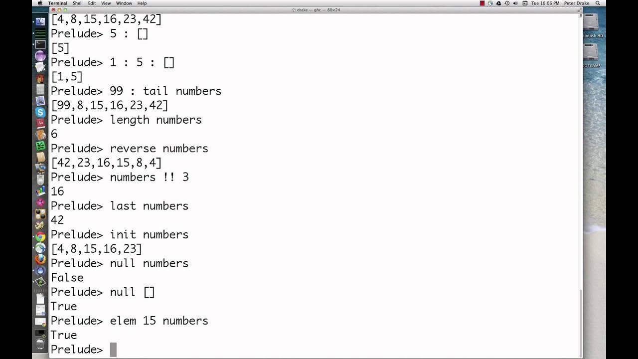 Haskell 2c: Lists - YouTube Haskell 2C: Lists - Youtube