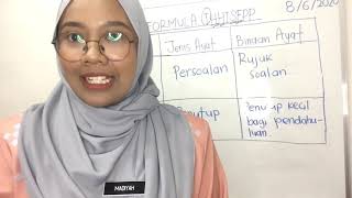 Simulasi pengajaran tanpa murid: BM kaedah menulis perenggan pendahuluan.