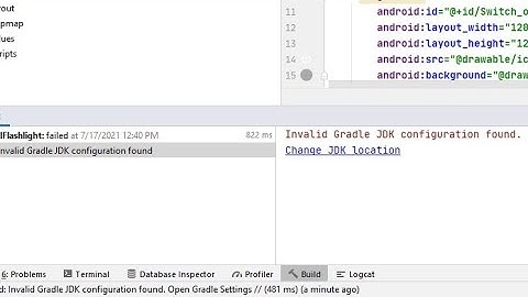 Fixed Invalid Gradle JDK configuration found, Or JDK missing.