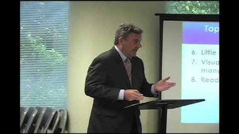 Top 10 Presentation Mistakes and How to Avoid Them) Part 3 of 3