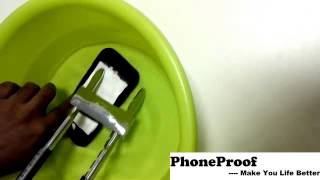 PhoneProof iPhone 6 waterproof case test