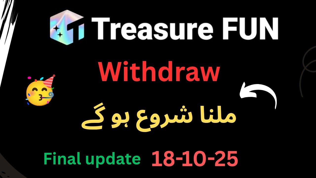 Treasure nft withdrawal update today | treasure fun new withdrawal update | treasure nft withdrawal 