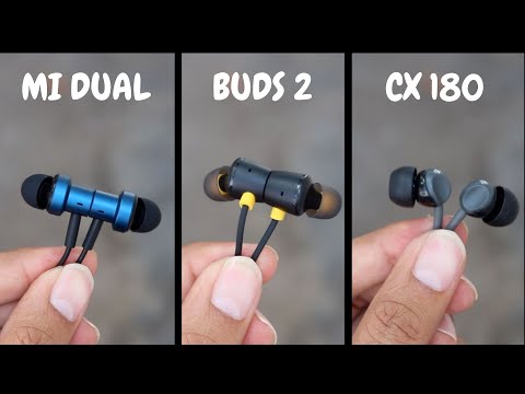 Mi Dual Driver Vs Realme Buds 2 Vs Sennheiser CX180 🔥🔥