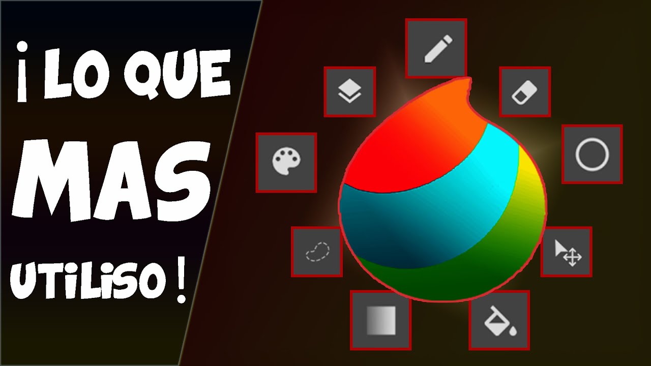 😍Introducción HERRAMIENTAS de Medibang paint android TUTORIAL completo