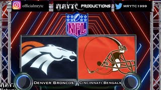 Cleveland Browns vs Denver Broncos Week 7 Play By Play