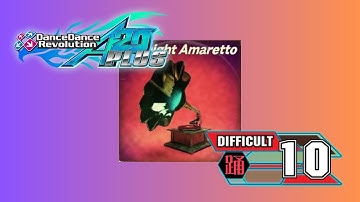 [Dance Dance Revolution A20 Plus] Midnight Amaretto - Difficult Double 10, Great FC Life4 Clear