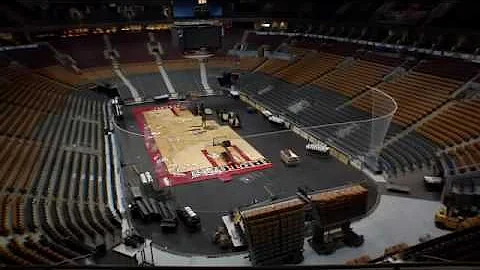 NHL to NBA in 3 minutes! Timelapse transformation of Toronto's ACC - DayDayNews