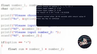 [ ASMR CODING ] - Create a project ( Calculator ) using C programming by Iu-Code ( No Talking )