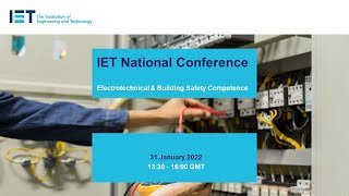 IET National Conference - Electrotechnical Competence