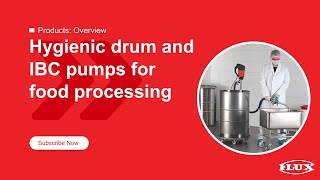 Hygienic drum and IBC pumps for food processing screenshot 3