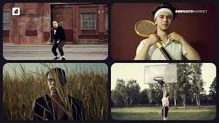 Multiscreen Opener Intro | Split Collage Slideshow - After Effects Template Videohive