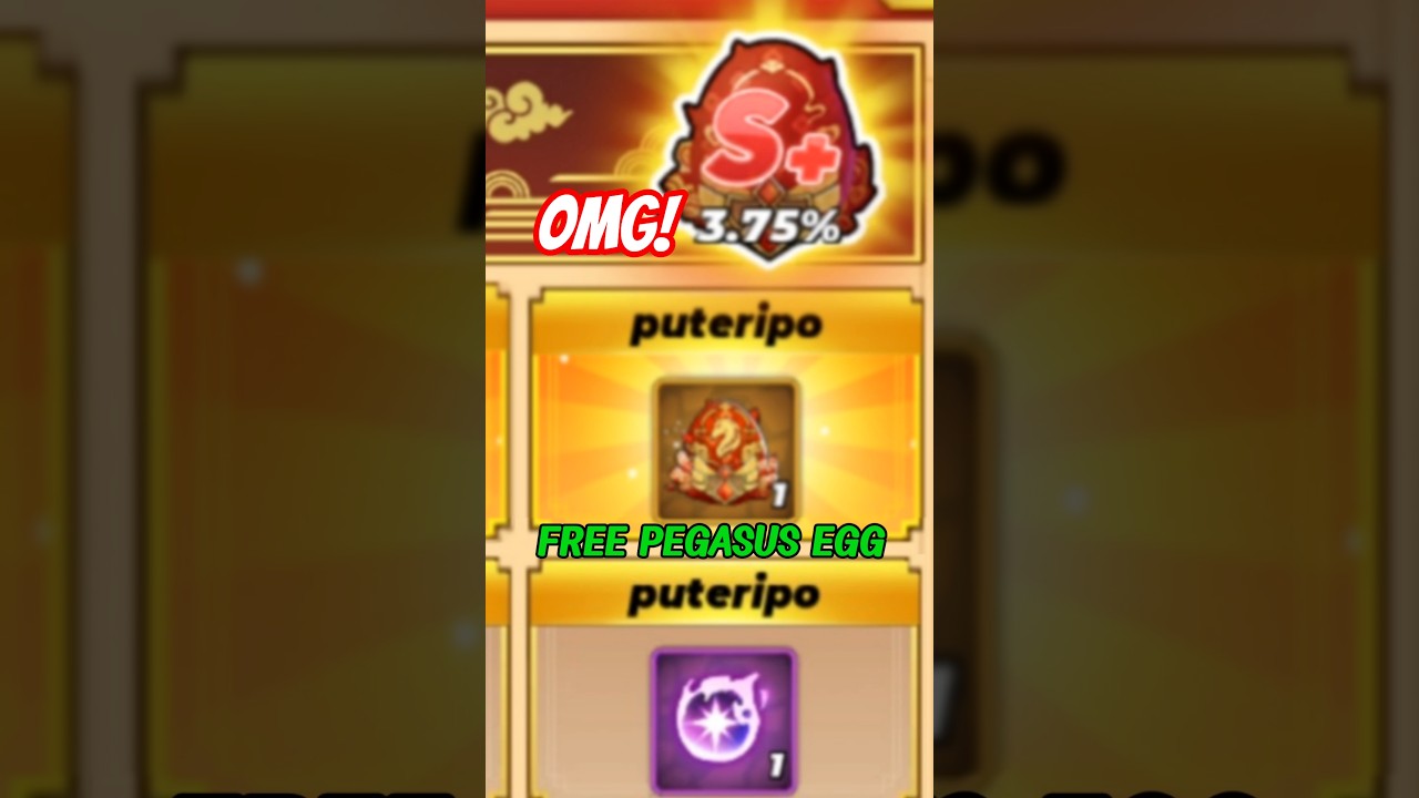 free pegasus egg
