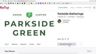 Sign in to Meetup