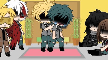 Pro heroe and mha react to happy glasses//meme//my heroe academia//sad deku//