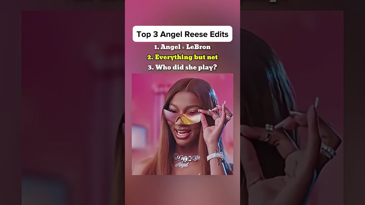 Top 3 Most Hilarious Angel Reese Edits Nba Basketball