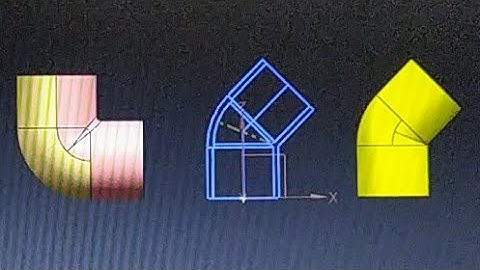 #7 #pvc #cpvc #upvc | How to Create 45 Degree Band Elbow Product Design in nx | Pipe & fittings #cad