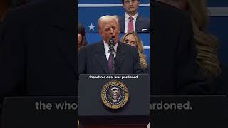 President Trump speaks about Biden's last-minute 'preemptive' pardons before leaving office