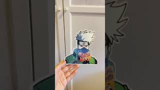 KAKASHI HATAKE - NARUTO ANIME DECAL STICKER FOR TRUCK/LAPTOP/CAR 3D LENTICULAR new model