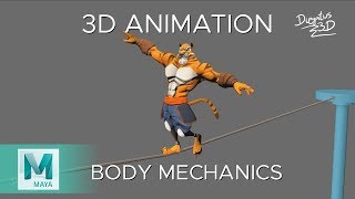 3D Animation: Body Mechanics – Tight rope | Diegatus 3D