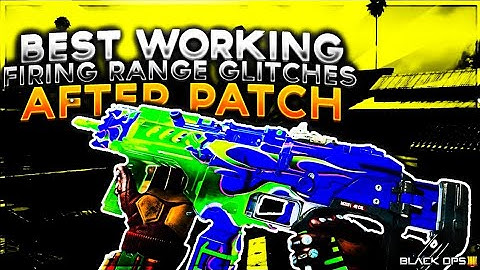 BO4 GLITCHES: Best Working Firing Range Glitches And Spots After Patch - Firing Range Glitches