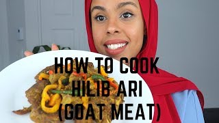 HOW TO COOK GOAT MEAT | SOMALI MEAT | HILIB ARI