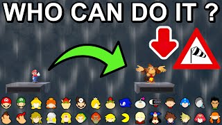 Who Can Make It Against The Downwards Wind ? - Super Smash Bros. Ultimate