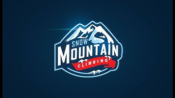 Badge Logo Design | Adobe Illustrator Tutorial | Mountain