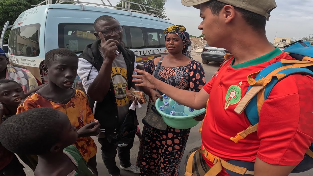 البوليس بغاني نخلص قبل ماندخل غامبيا تلاقيت بمغربي داير اوتوستوب للكوديفوار 🇬🇲 | افريقيا 103