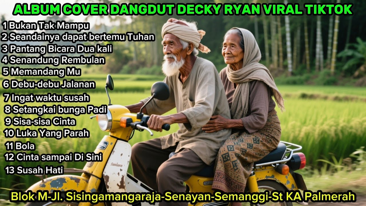 Album cover dangdut slow decky Ryan, Bukan tak mampu,Pantang Bicara Dua kali,Senandung Rembulan,Bola
