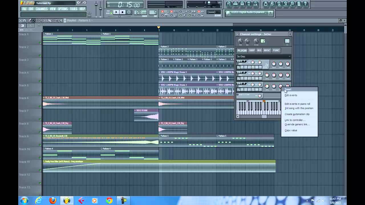 Como hacer musica electronica Fl studio 11 avicii- David 