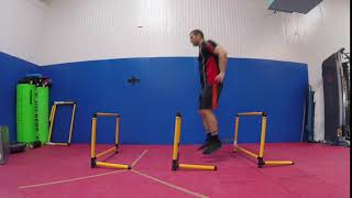 Continuous Hurdle Jumps   Double Contact