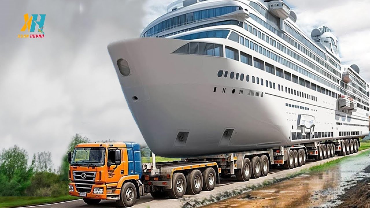 Choáng với siêu trọng tải  quá khổ vượt địa hình