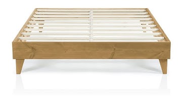 Cardinal & Crest  Wood King Bed Frame No Box Spring 2021