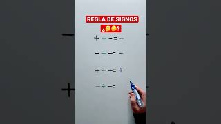 RULE OF SIGNS - Law of signs