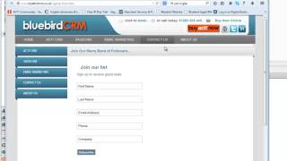 Swiftpage Act! v17 CRM Walkthrough - Web to lead data capture forms