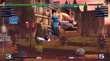 Yuri - 2 Bar Midscreen Combo - 415~461 DMG