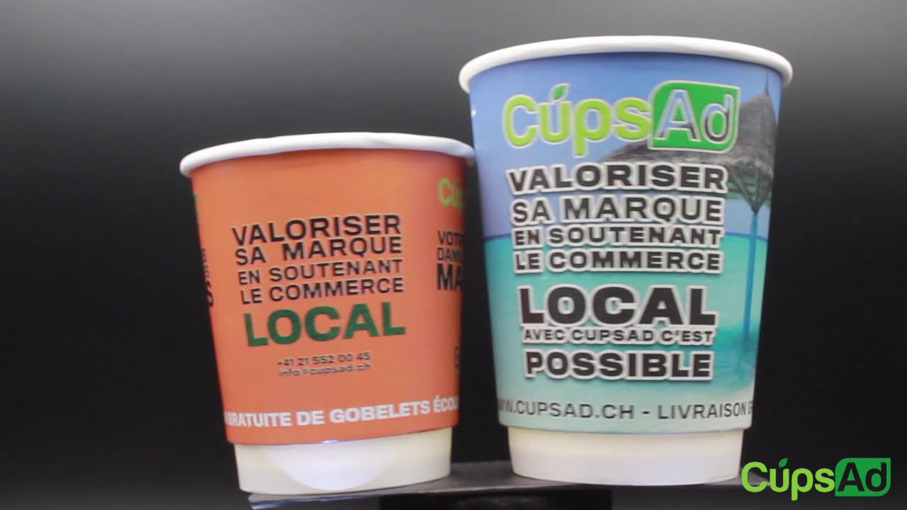 CupsAd - Gobelet publicitaire - Tropical Cup & Orange is the new Cup