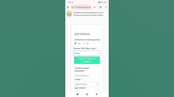 HOW TO UPDATE SELF DEFENSE USER DETAILS IN EMIS WEBSITE DETAILS EXPLANATION