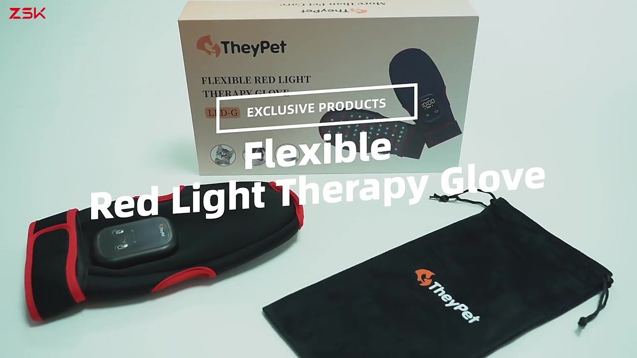 See It Work! ZSK LED Therapy Glove: Targeted Relief in Seconds. ⚡️