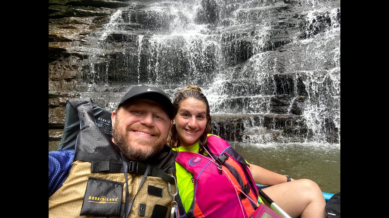 Kayaking to Two Waterfalls on Lake Cumberland in Kentucky 