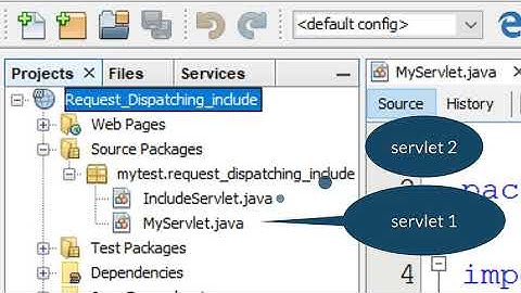 RequestDispatcher | Calling a Servlet from Servlet (CS506)