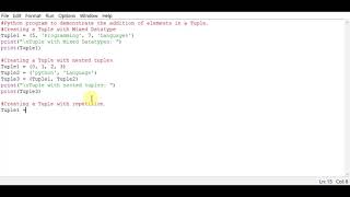 Python program to demonstrate the addition of elements in a Tuple.