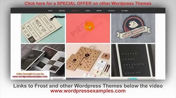 Frost Wordpress Theme - Wordpress Theme Frost Preview