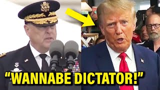 General Milley BLASTS 'Wannabe Dictator' Trump in POWERFUL Speech