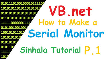 How To Make A Serial Monitor Using VB.NET (Sinhala Tutorial)