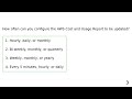 AWS Cost and Usage Report - Quiz