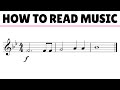 Learn To Read Music In 5 Mins! Beginner Saxophone Lesson #5