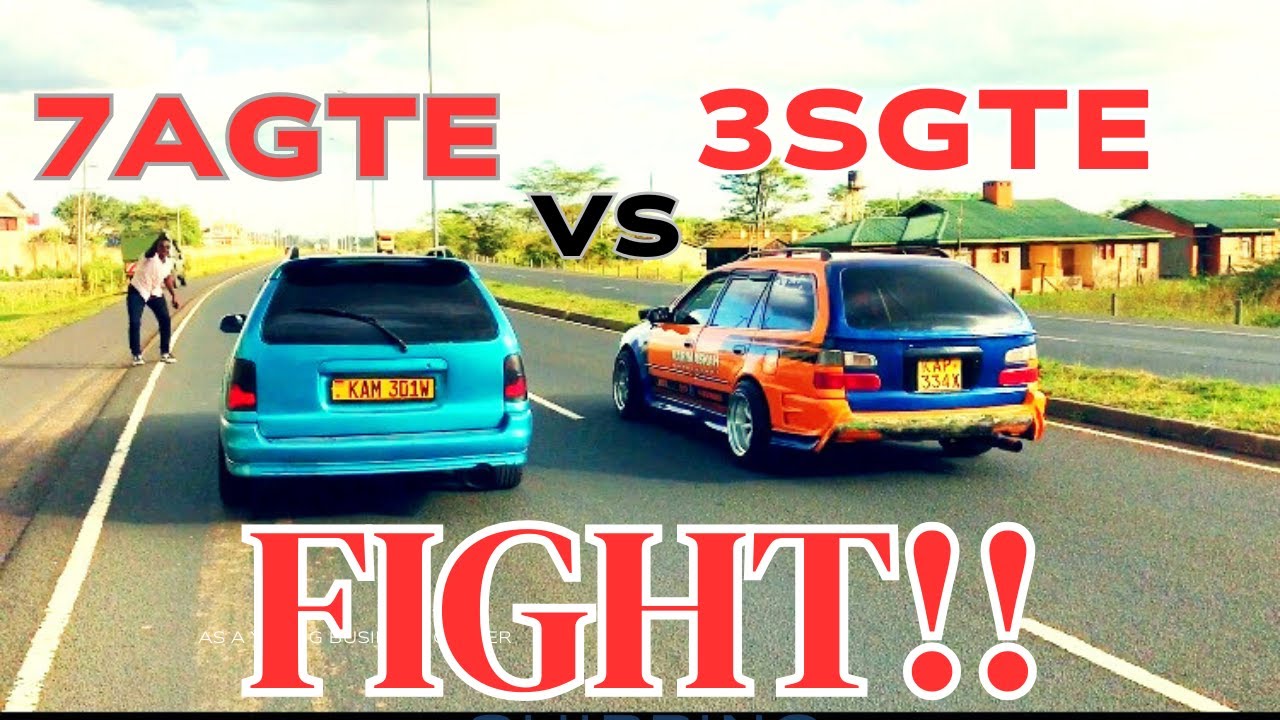 3SGTE VS 7AGTE. (FULL RACE)
