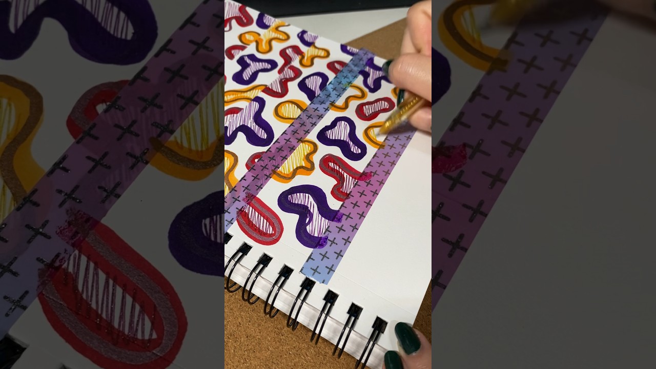 Coloring w/ Gel Glitter Pens ✨ 