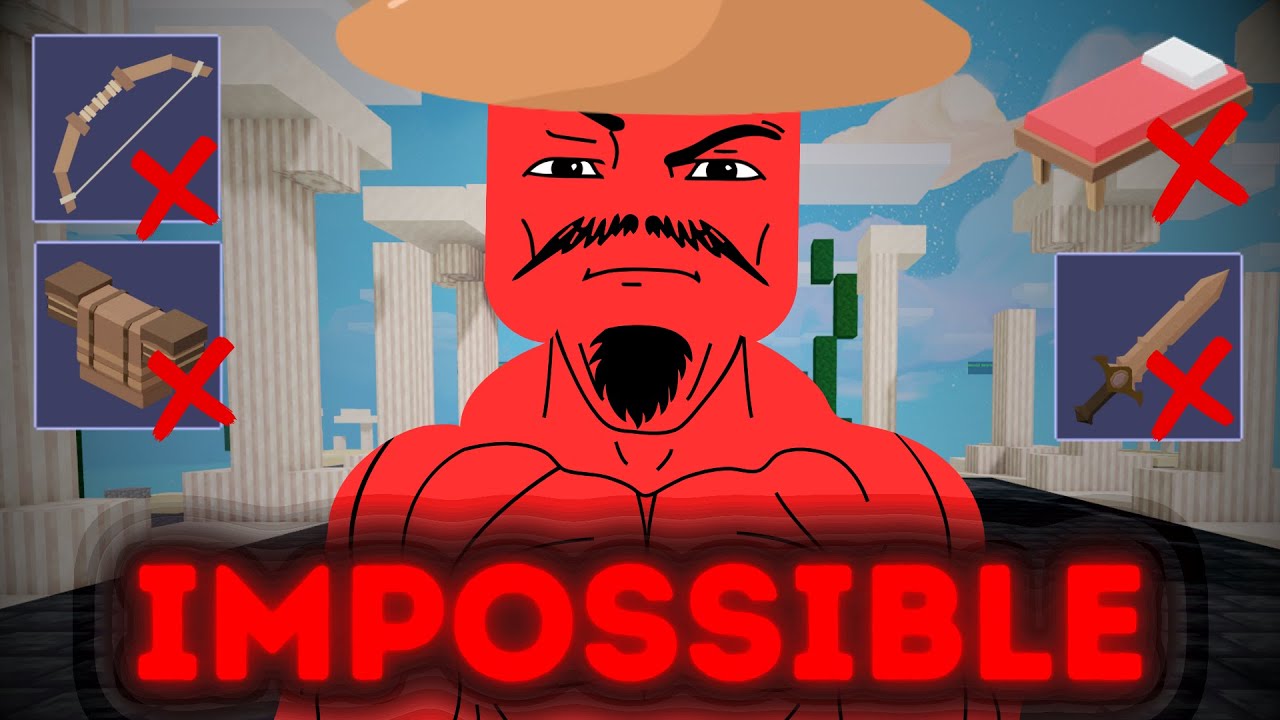 Испытание «БЕЗ КРОВАТЬ + БЕЗ БРОНЬ + БЕЗ УБИЙСТВ».. (Roblox Bedwars)